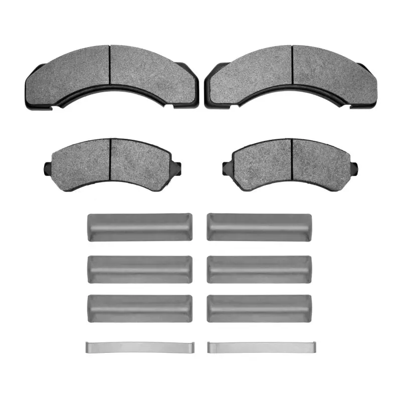 R1 95-00 Chevrolet C3500 Front/Rear Semi Met Pads & Hardware Kit 1