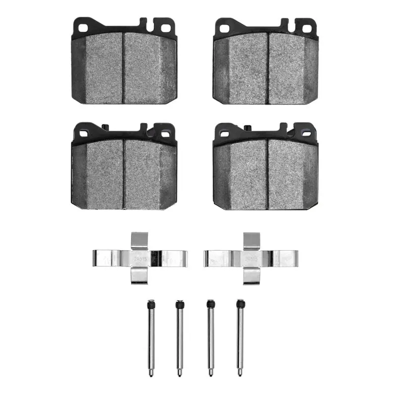 R1 79-85 Mercedes-Benz 300Td Front Semi Met Pads & Hardware Kit 1