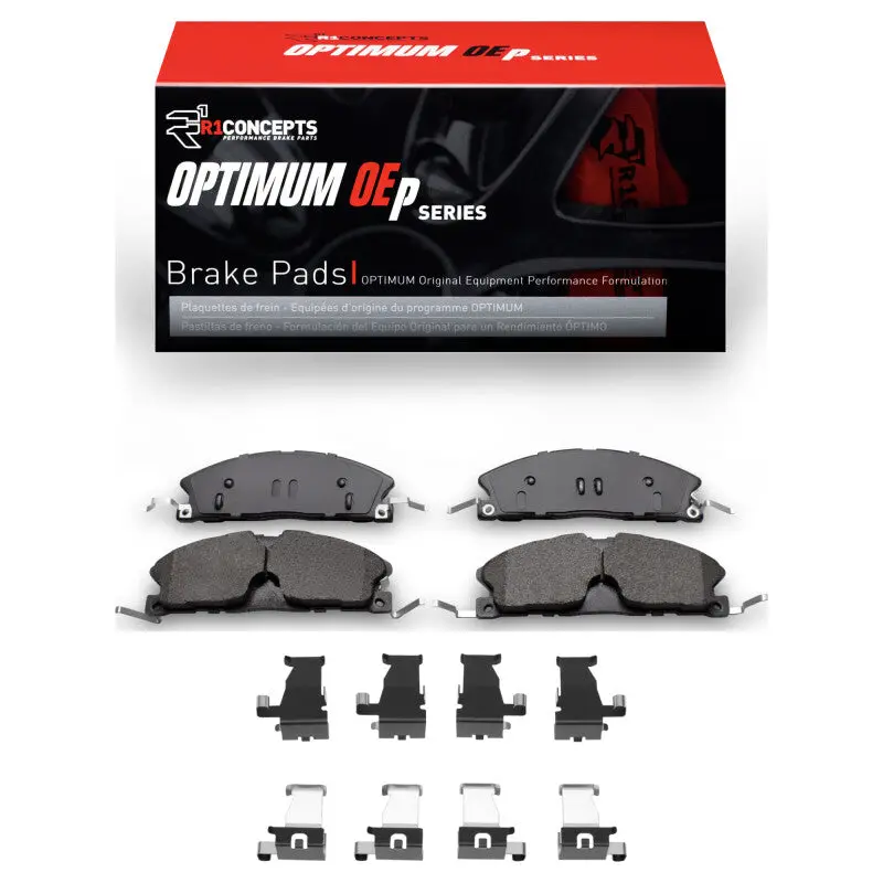 R1 13-19 Ford Explorer Front Optimum Oe Pads & Hardware Kit 1