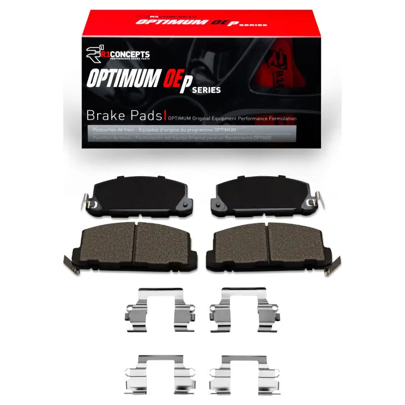 R1 86-86 Isuzu Trooper Front Optimum Oe Pads & Hardware Kit 1