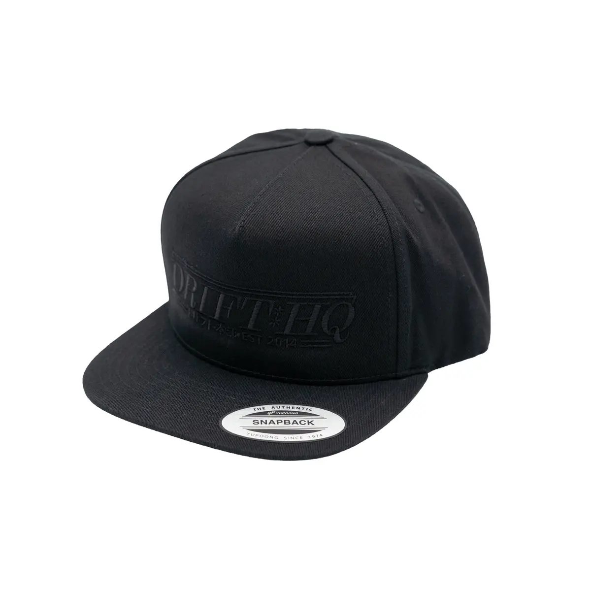 Drift Hq - Serif Styling Logo Snapback Hat (New) 1
