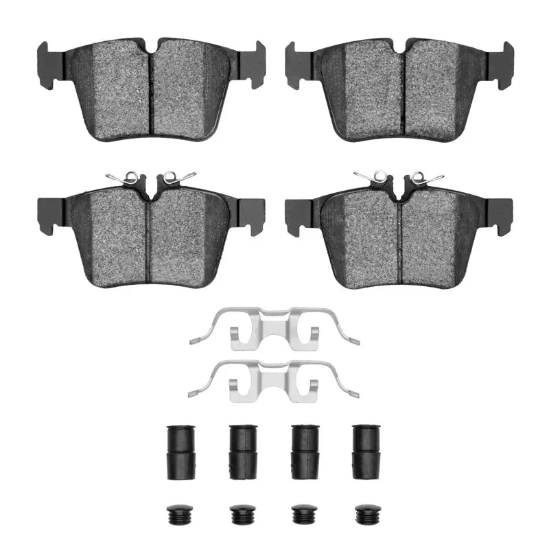 R1 2015-2023 Mercedes-Benz C350e Rear R1 Ceramic Pads & Hardware Kit 1