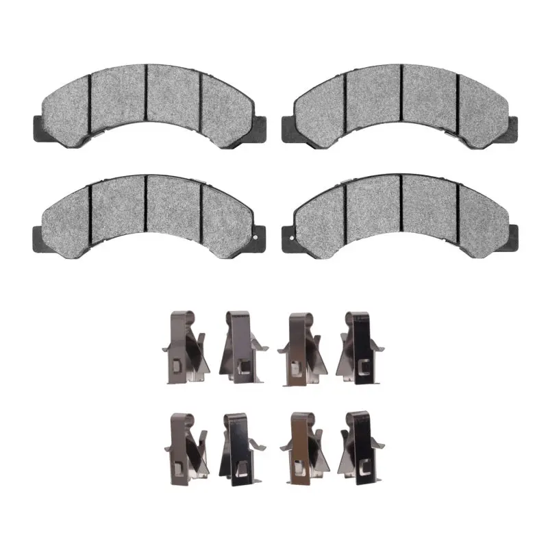 R1 12-20 Hino 155 Fr And Rr Semi Met Pads & Hardware Kit 1