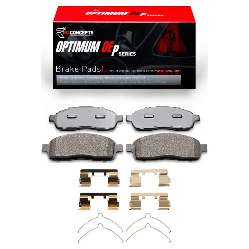 R1 04-09 Ford F-150 4Wd Front Optimum Oe Pads & Hardware Kit 1