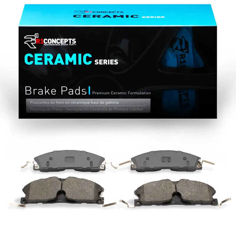 R1 13-19 Ford Police Interceptor Sedan Front R1 Ceramic Brake Pads 1