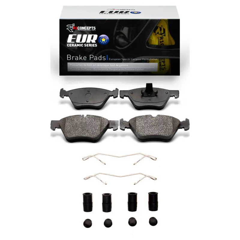 R1 96-08 Chrysler Crossfire Front Euro Ceramic Pads & Hardware Kit 1