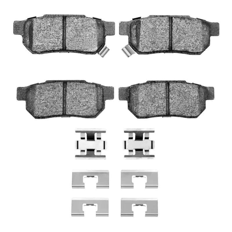 R1 85-89 Acura Integra Rear Semi Met Pads & Hardware Kit 1