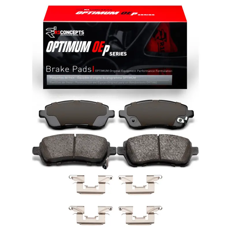 R1 11-17 Mazda 2 (Mexico) Front Optimum Oe Pads & Hardware Kit 1