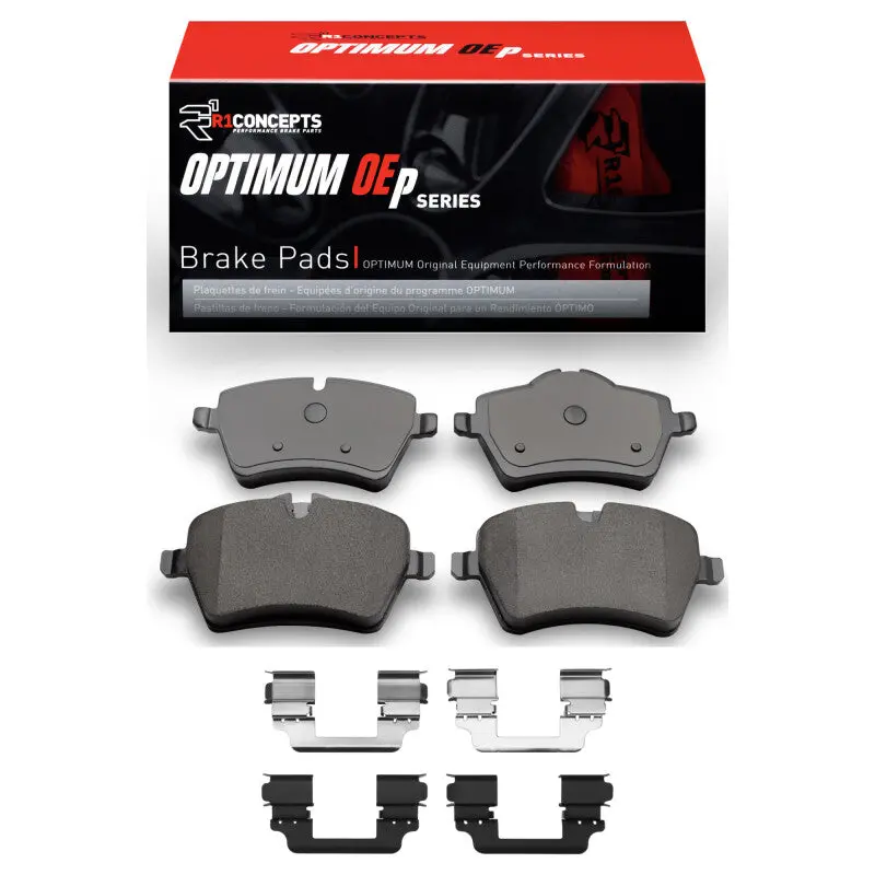 R1 11-16 Mini Cooper Countryman Front Optimum Oe Pads & Hardware Kit 1