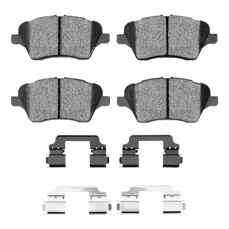 R1 14-23 Ford Fiesta (Usa/Canada) Front Euro Ceramic Brake Pads & Hardware Kit 1