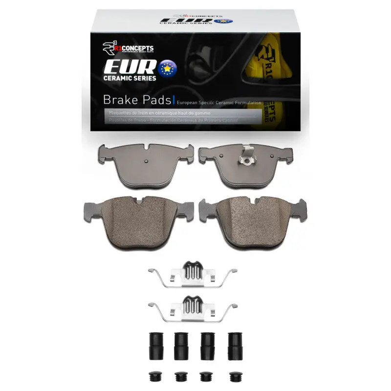 R1 10-19 Bmw X6 Rear Euro Ceramic Pads & Hardware Kit 1