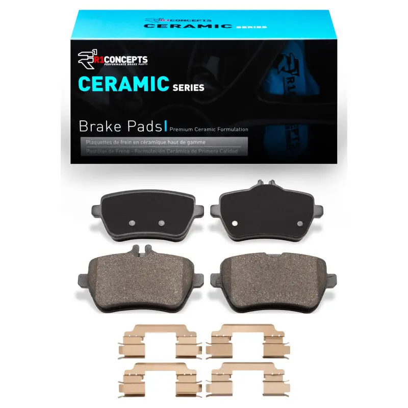 R1 13-21 Mercedes-Benz S550 Rear Ceramic Pads & Hardware Kit 1