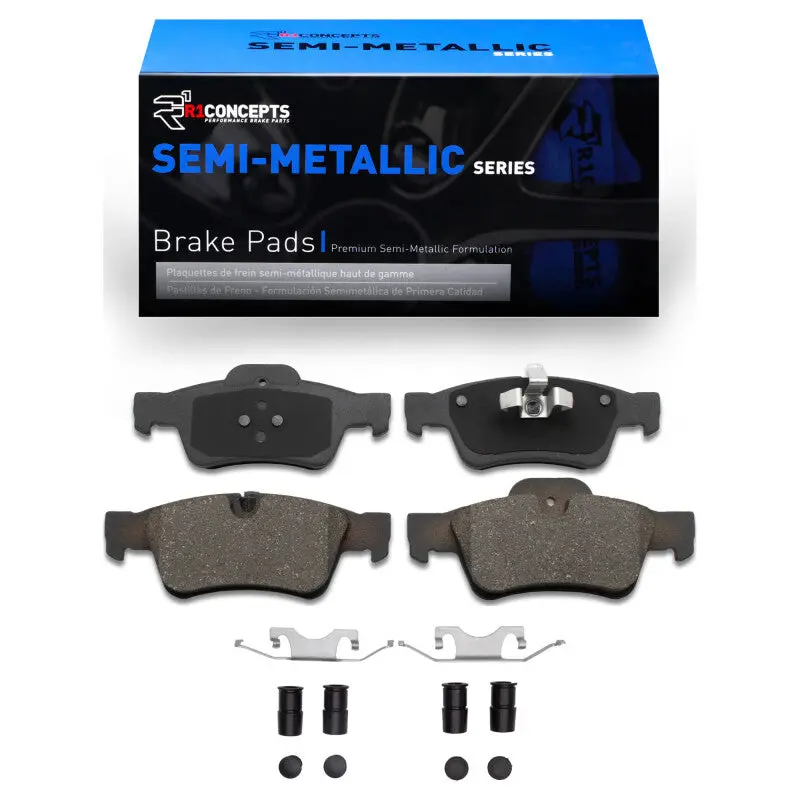 R1 2005-2018 Mercedes-Benz Ml450 Rear R1 Semi Met Pads & Hardware Kit 1