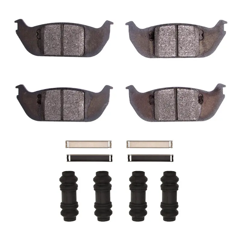 R1 03-05 Lincoln Aviator Rear Semi Met Pads & Hardware Kit 1