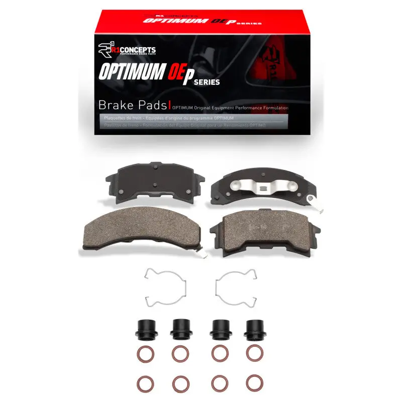 R1 84-88 Pontiac 6000 Rear Optimum Oe Pads & Hardware Kit 1
