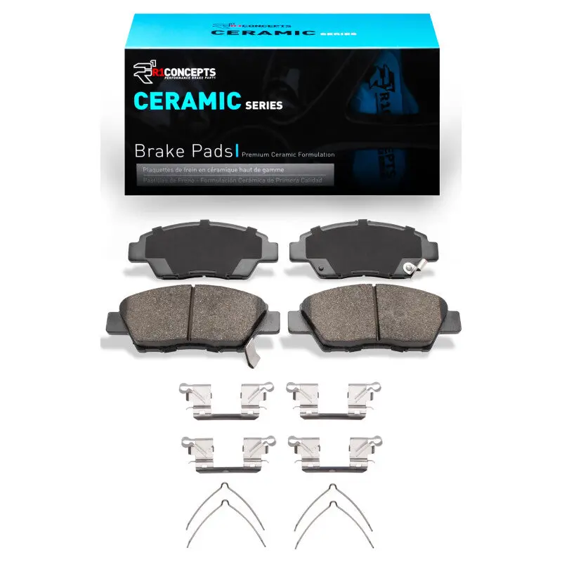 R1 2009-2020 Honda Cr-Z Front R1 Ceramic Pads & Hardware Kit 1