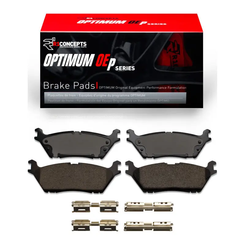 R1 2015-2021 Ford F-150 Rwd Rear R1 Optimum Oe Pads & Hardware Kit 1