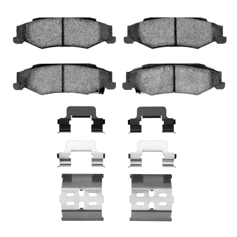 R1 97-13 Cadillac Xlr Rear Semi Met Pads & Hardware Kit 1