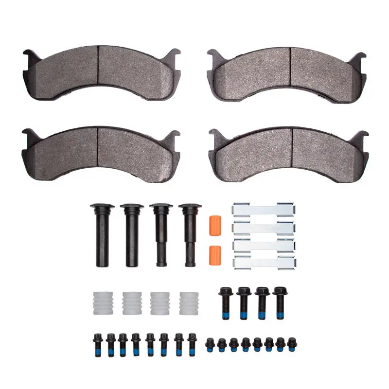 R1 1998-2025 Beaver Motorcoach Monterey Front/Rear R1 Semi Met Pads & Hardware Kit 1
