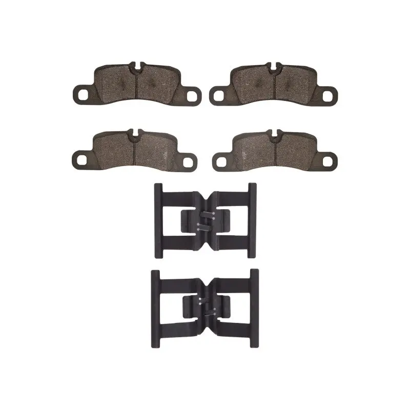 R1 11-18 Porsche Cayenne Rear Ceramic Pads & Hardware Kit 1