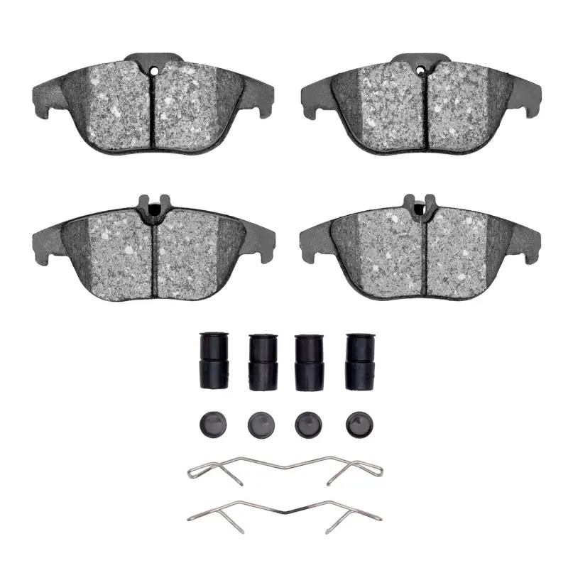 R1 08-17 Mercedes-Benz C180 (Mexico) Rear Semi Met Pads & Hardware Kit 1