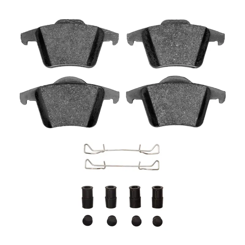 R1 03-14 Volvo Xc90 Rear Semi Met Pads & Hardware Kit 1