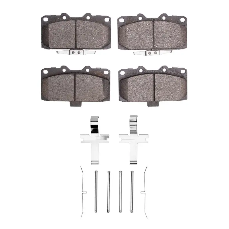 R1 06-07 Subaru Impreza Front Ceramic Pads & Hardware Kit 1