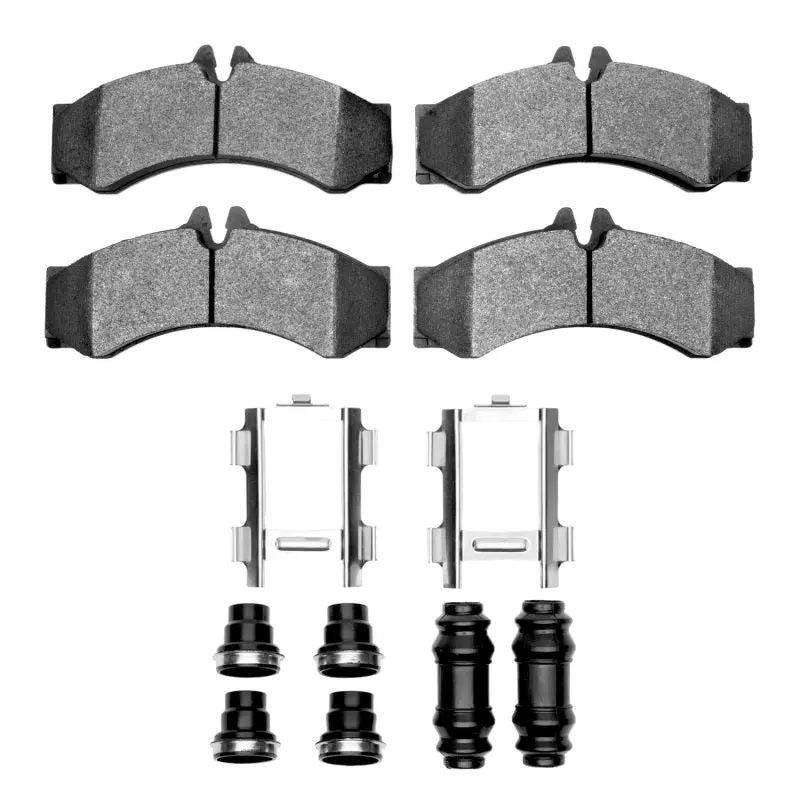 R1 02-06 Dodge Sprinter 2500 Front/Rear Semi Met Pads & Hardware Kit 1