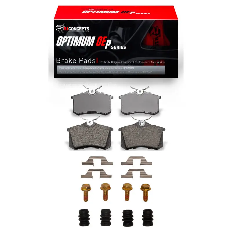 R1 99-08 Audi Allroad Rear Optimum Oe Pads & Hardware Kit 1