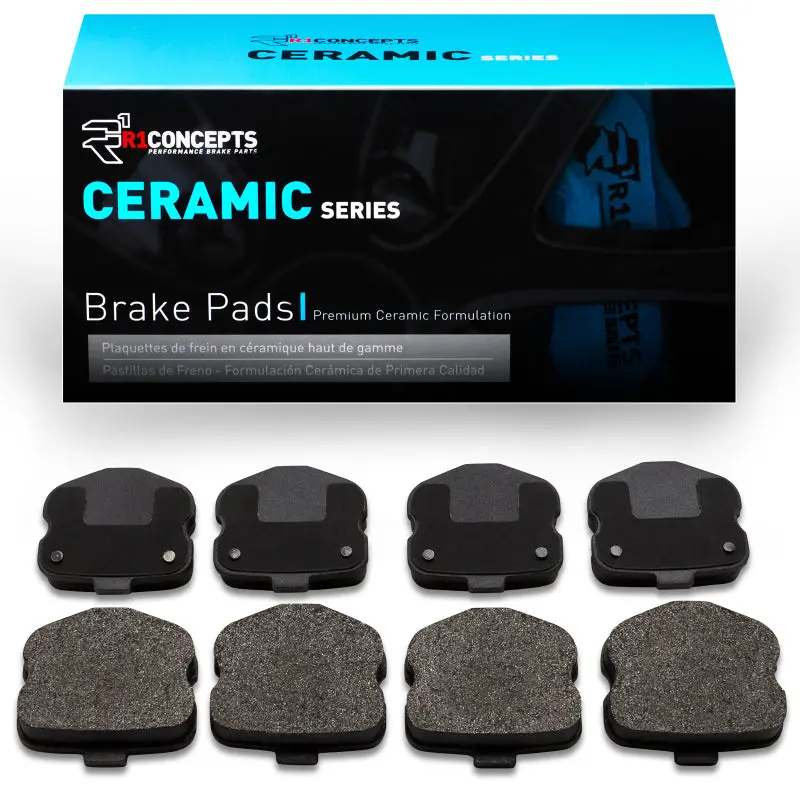 R1 06-13 Chevrolet Corvette Rear R1 Ceramic Brake Pads 1