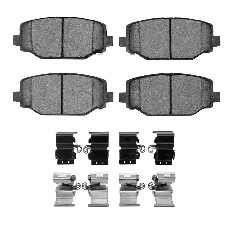 R1 12-20 Chrysler Town & Country Rear Euro Ceramic Pads & Hardware Kit 1