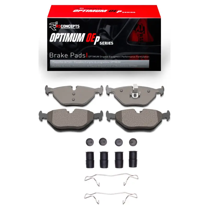 R1 99-10 Saab 9-5 Rear Optimum Oe Pads & Hardware Kit 1