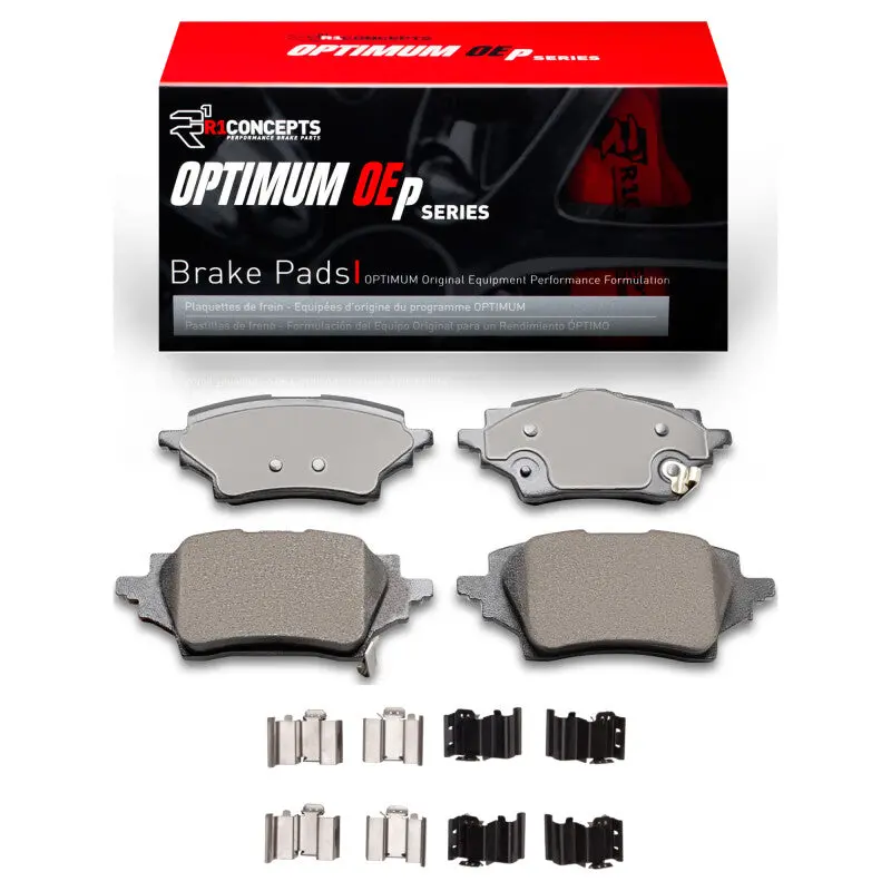 R1 2018-2022 Toyota C-Hr Rear R1 Optimum Oe Pads & Hardware Kit 1