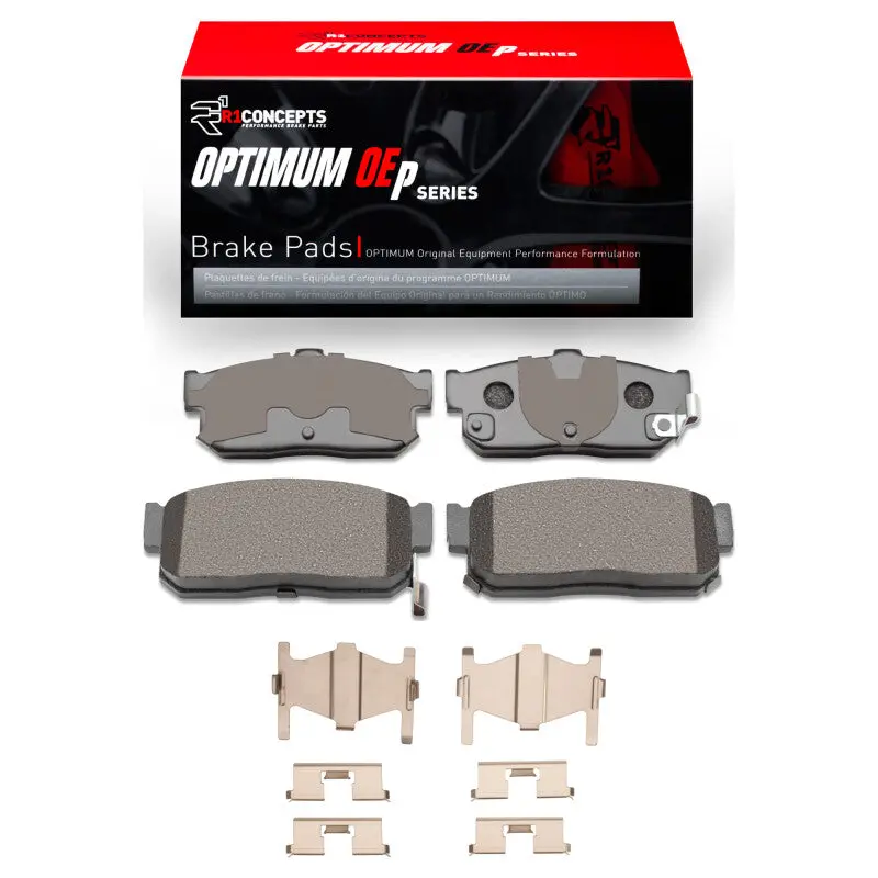 R1 91-01 Infiniti G20 Rear Optimum Oe Pads & Hardware Kit 1