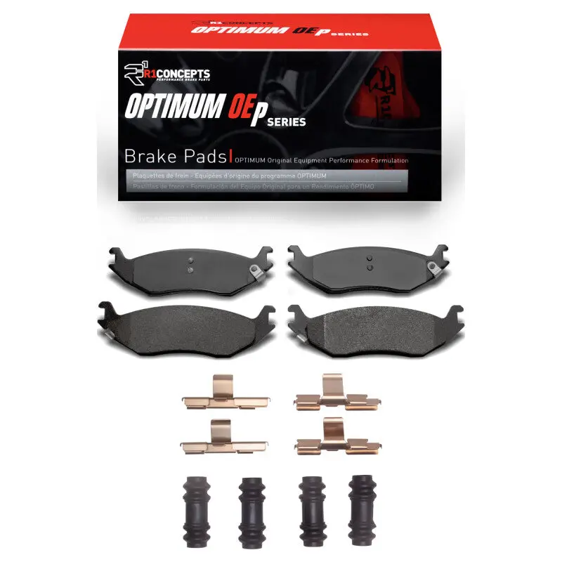 R1 2002-2024 Chrysler Aspen Rear R1 Optimum Oe Pads & Hardware Kit 1