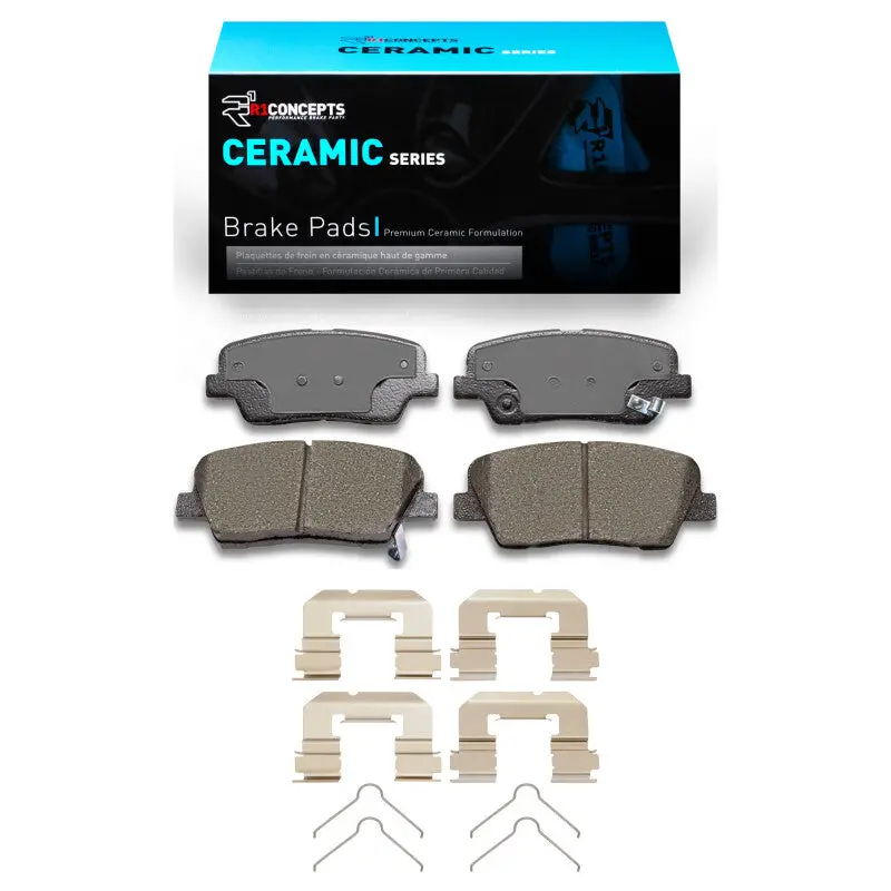 R1 18-23 Genesis G70 Rear Ceramic Pads & Hardware Kit 1