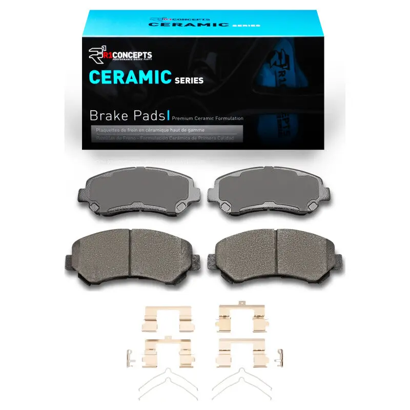 R1 2007-2023 Nissan X-Trail (Mexico) Front R1 Ceramic Pads & Hardware Kit 1