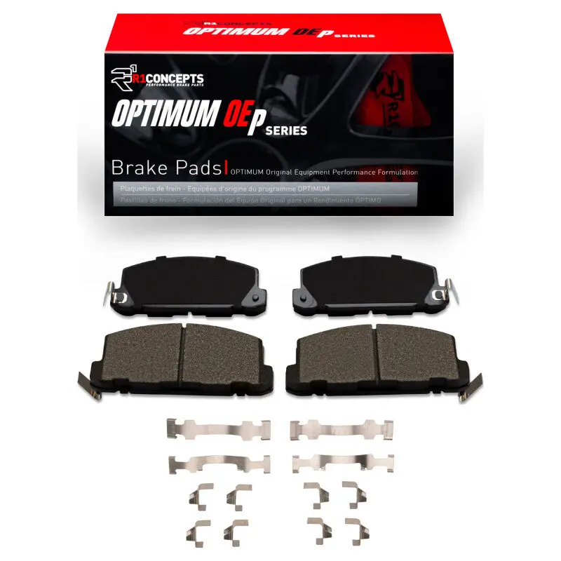 R1 1984-1987 Isuzu Pickup Front R1 Optimum Oe Pads & Hardware Kit 1