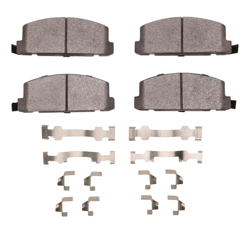 R1 84-87 Isuzu Trooper Front Semi Met Pads & Hardware Kit 1