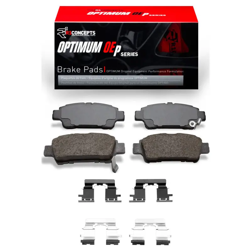R1 04-10 Toyota Sienna Rear Optimum Oe Pads & Hardware Kit 1