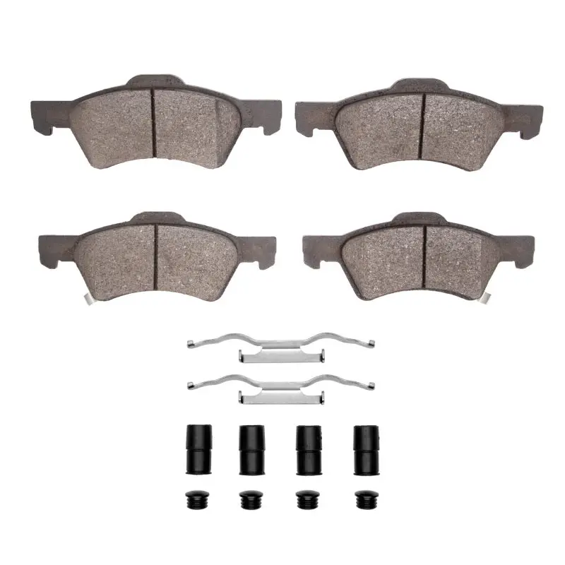 R1 2001-2007 Chrysler Voyager Front R1 Semi Met Pads & Hardware Kit 1