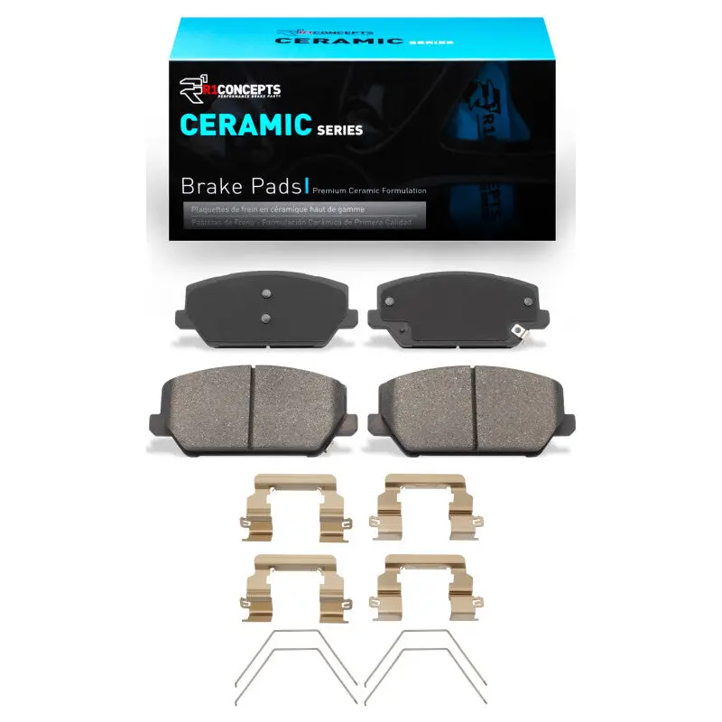 R1 22-25 Hyundai Elantra N Front Ceramic Pads & Hardware Kit 1