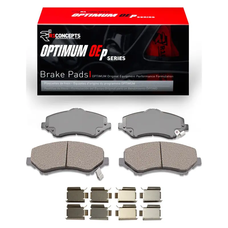 R1 08-12 Chrysler Town & Country Front Optimum Oe Pads & Hardware Kit 1