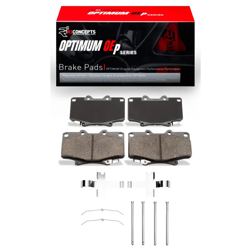 R1 93-97 Lexus Lx450 Front Optimum Oe Pads & Hardware Kit 1