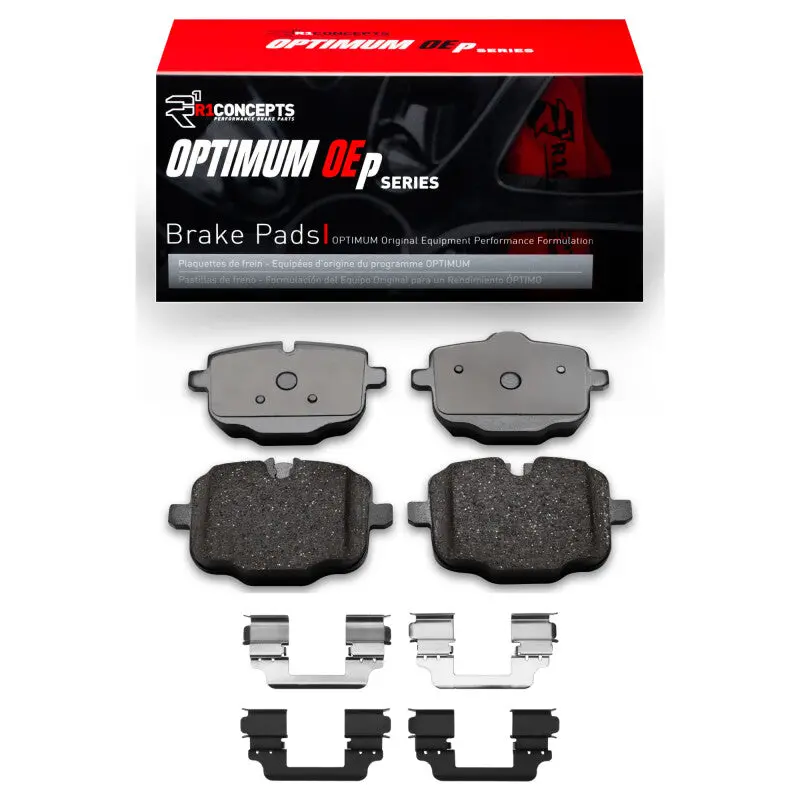 R1 12-19 Bmw M6 Rear Optimum Oe Pads & Hardware Kit 1