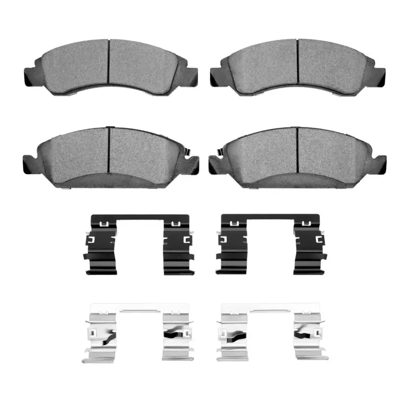 R1 2005-2020 Cadillac Escalade Ext Front R1 Semi Met Pads & Hardware Kit 1
