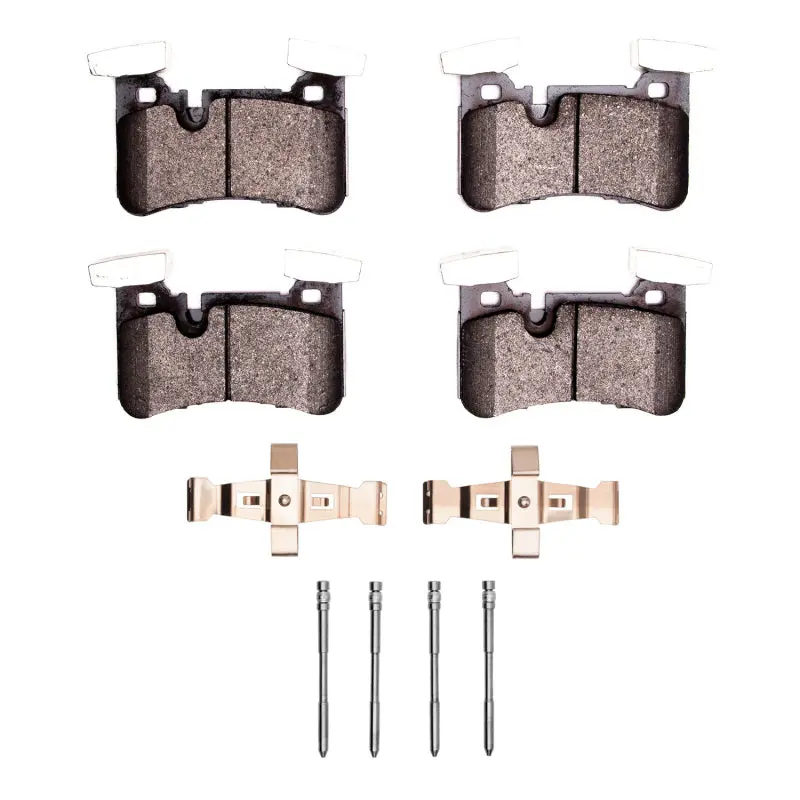R1 11-13 Mercedes-Benz C63 Amg Rear Optimum Oe Pads & Hardware Kit 1