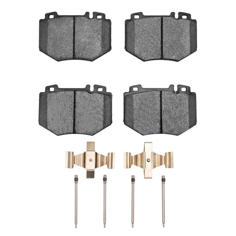 R1 01-03 Mercedes-Benz S600 Front Semi Met Pads & Hardware Kit 1