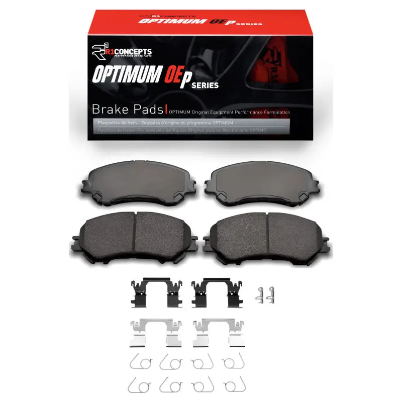 R1 14-23 Nissan X-Trail (Mexico) Front Optimum Oe Brake Pads & Hardware Kit 1