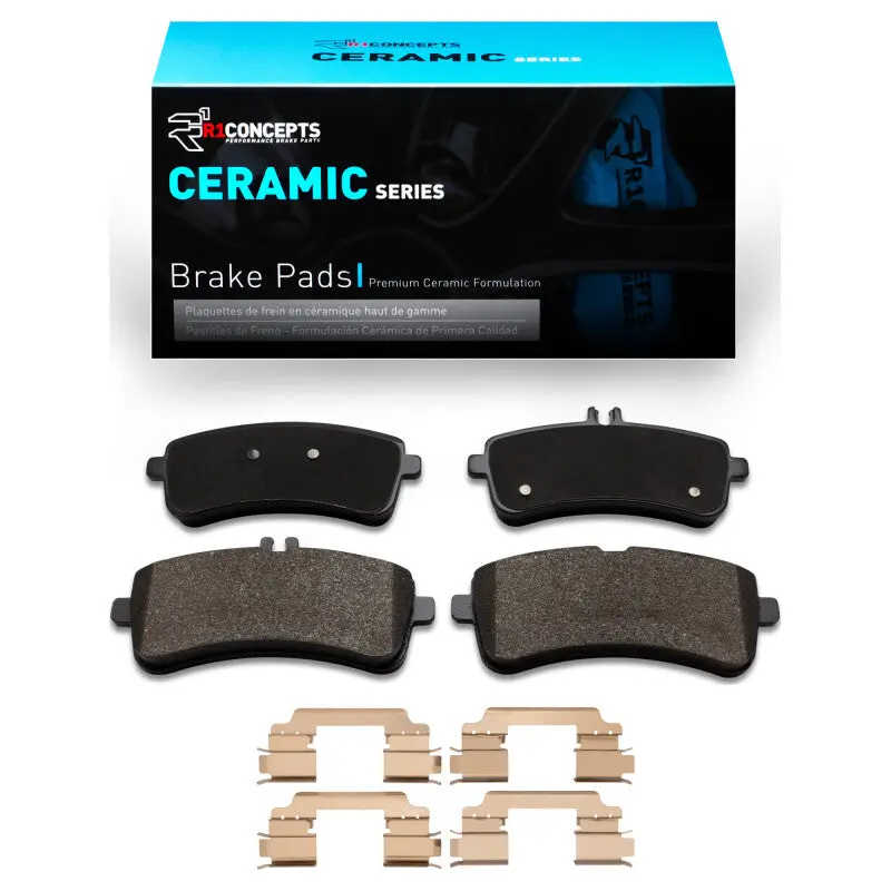 R1 14-24 Mercedes-Benz Amg Gt 63 S Rear Ceramic Pads & Hardware Kit 1